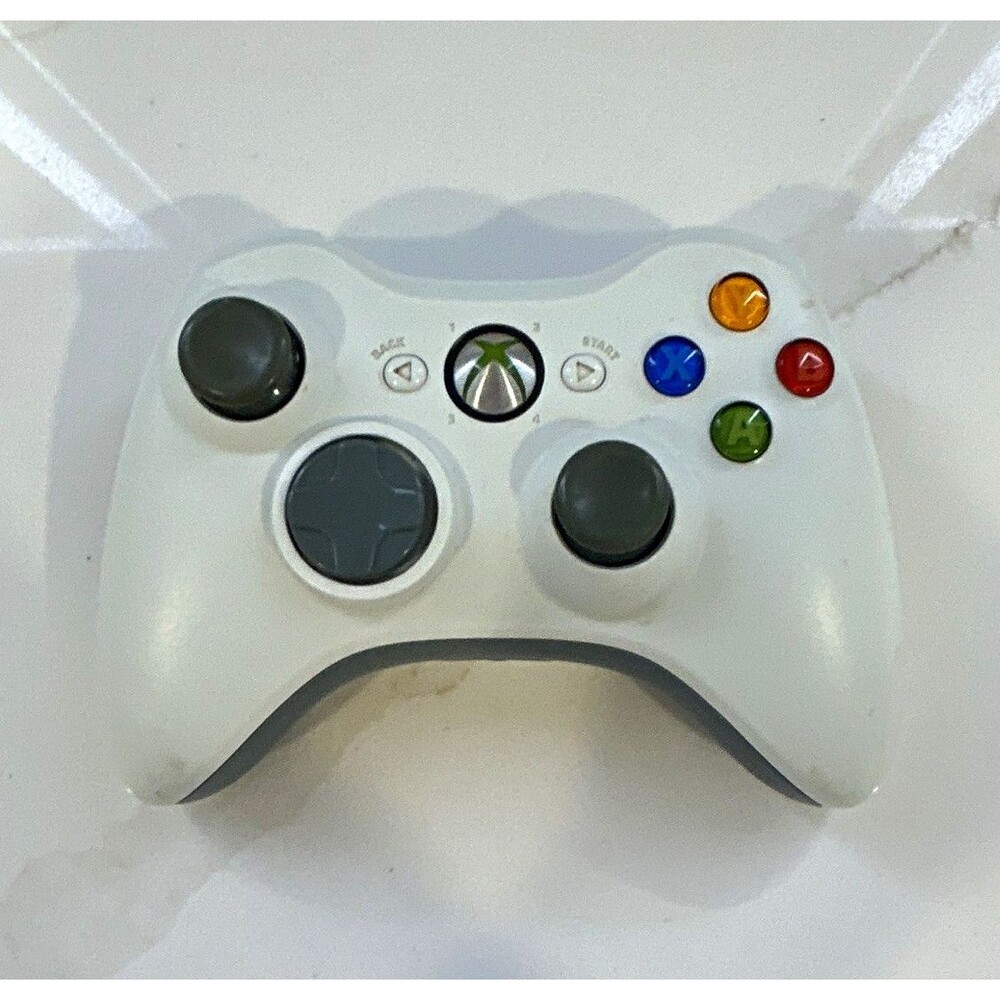Microsoft Xbox OEM 360 Wireless Controller White 30 ft Range MPN X801769-018